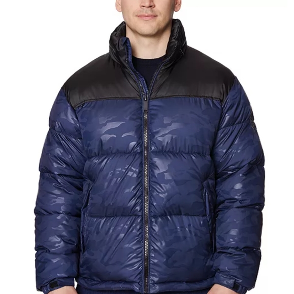 Halifax Other - HalifaxMen's Colorblocked Puffer Jacket